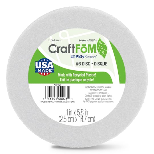 FloraCraft® CraftFōM Disc White